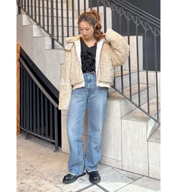 Ungrid「ボアショートブルゾン」|ブルゾン・スタジャン|