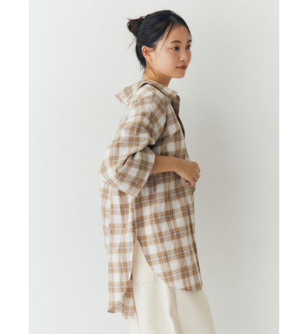 Ungrid「チェックルーズシャツ」|シャツ・ブラウス|