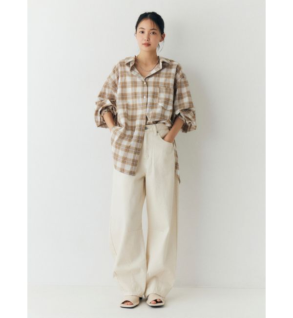 Ungrid「チェックルーズシャツ」|シャツ・ブラウス|