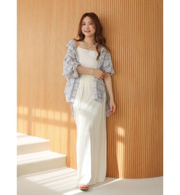 Ungrid「チェックルーズシャツ」|シャツ・ブラウス|