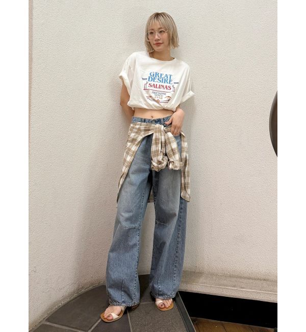 Ungrid「チェックルーズシャツ」|シャツ・ブラウス|