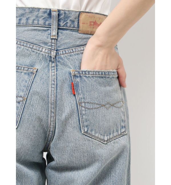 Ungrid「クラッシュデザインストレートデニム」|デニム|