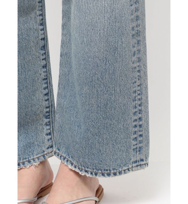 Ungrid「クラッシュデザインストレートデニム」|デニム|