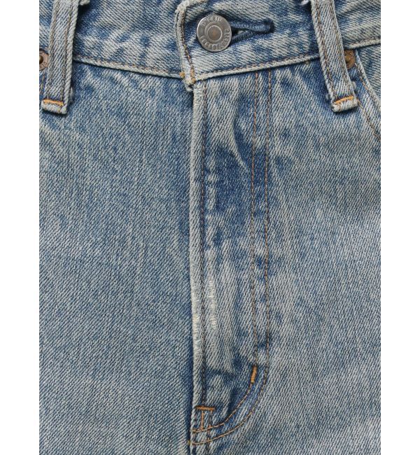 Ungrid「クラッシュデザインストレートデニム」|デニム|