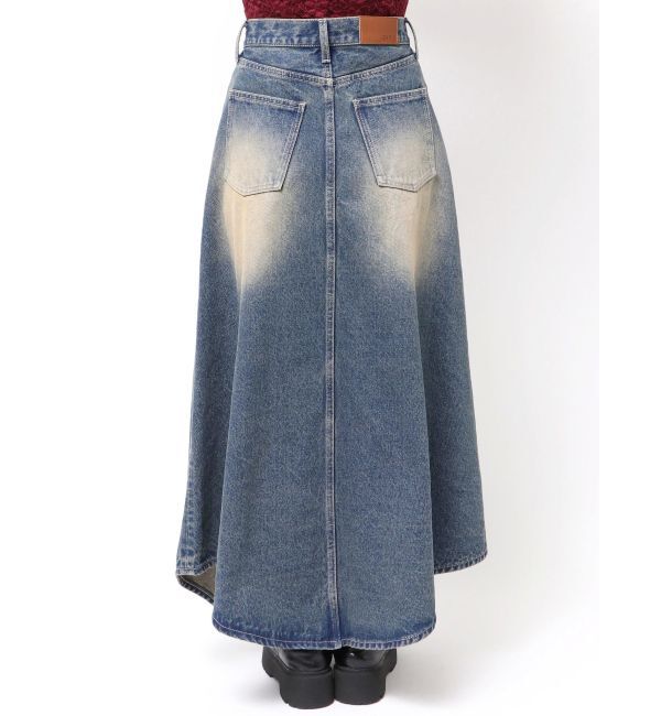 EVRIS「グラデーションスリットロングデニムスカート【セットアップ着用可能】」|スカート|
