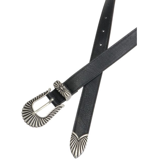 EVRIS「メタルバックルフェイクレザーベルト」|ベルト|