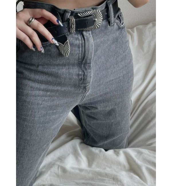 EVRIS「メタルバックルフェイクレザーベルト」|ベルト|