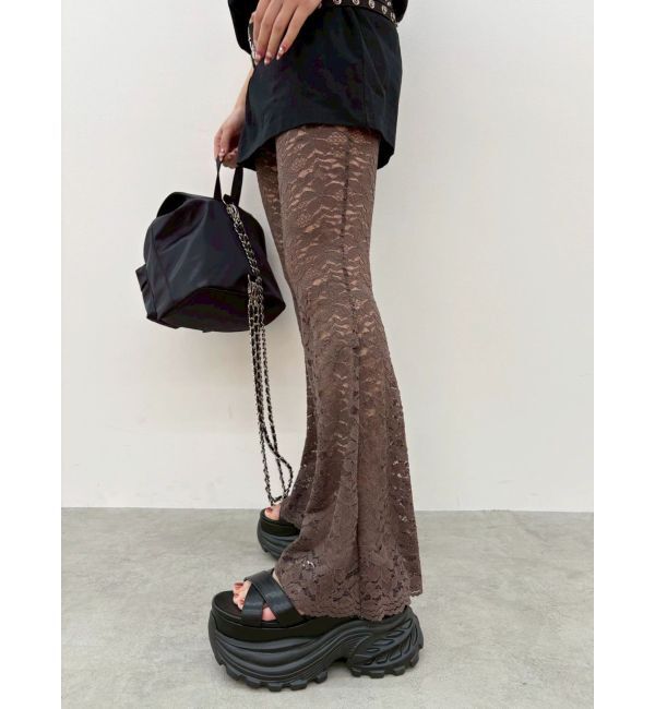 EVRIS「レースフレアパンツ」|その他|