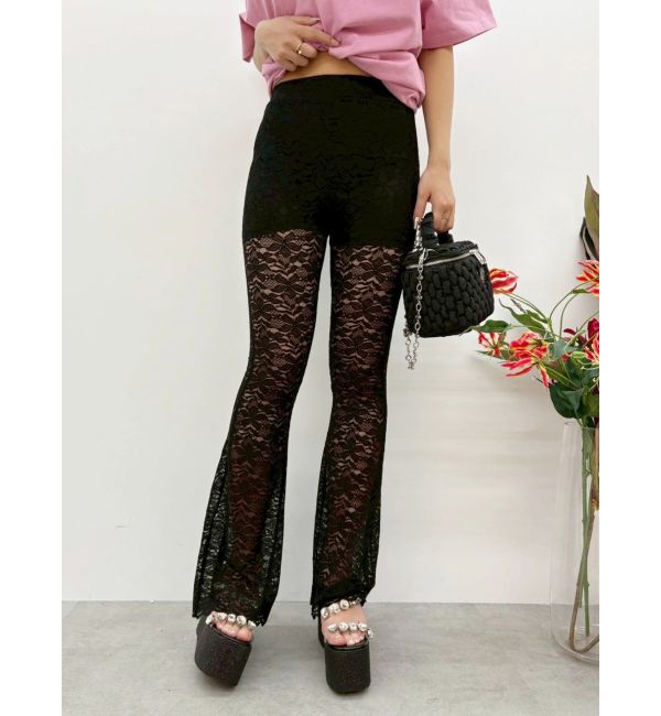 EVRIS「レースフレアパンツ」|その他|