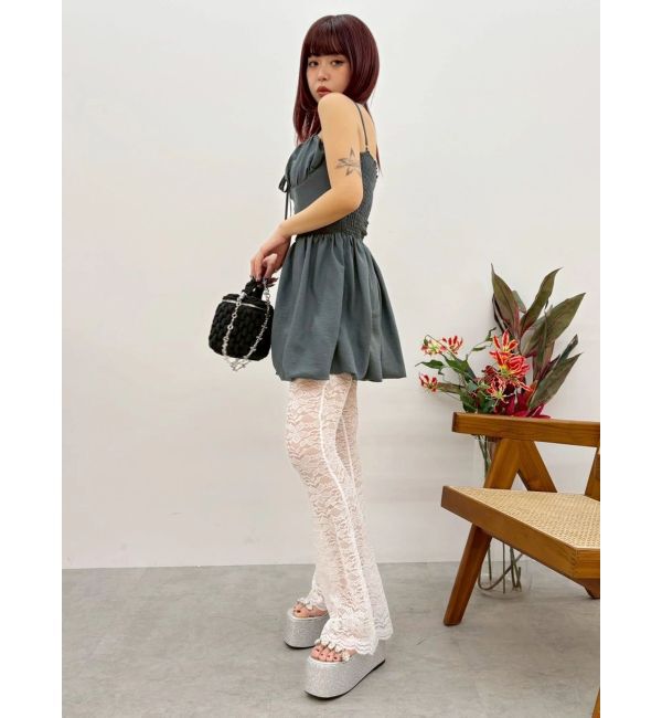 EVRIS「レースフレアパンツ」|その他|