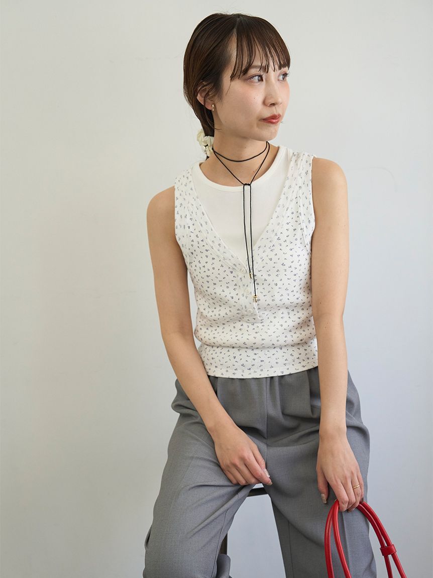 emmi atelier「レイヤードタンクトップ」|タンクトップ|
