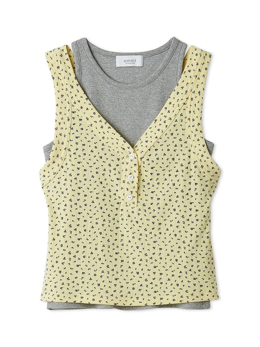 emmi atelier「レイヤードタンクトップ」|タンクトップ|