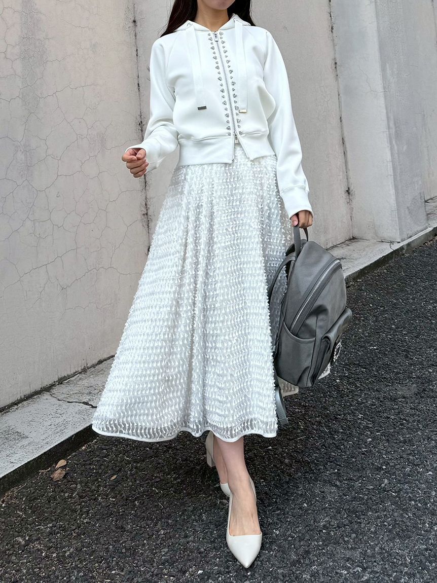 CELFORD「【UVカット】【洗える】フロントビシューフーディー」|パーカー|