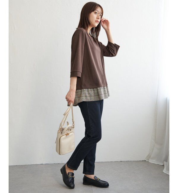 ikka「GOKU楽パンツ スリムストレート」|その他|