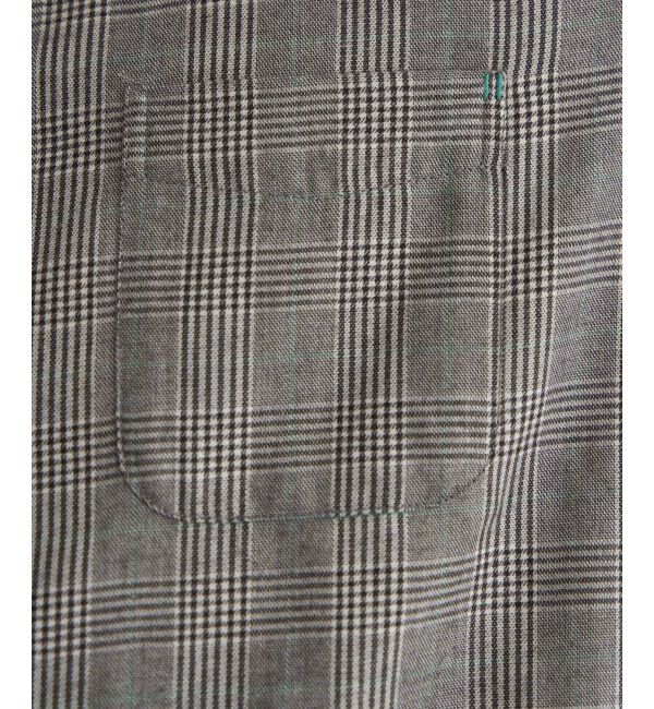 ikka「イージーケアネルチェックスイスカラーボタンダウンシャツ」|シャツ・ブラウス|