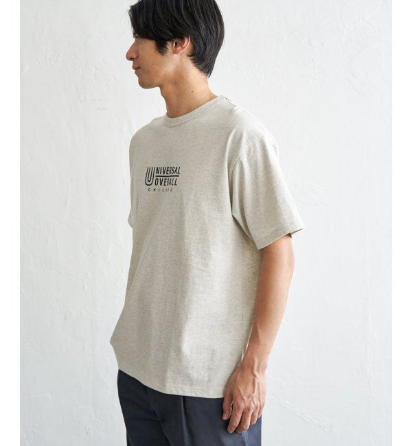 ikka「UNIVERSAL OVERALL ユニバーサルオーバーオール DAILYプリントTシャツ」|Tシャツ・カットソー|