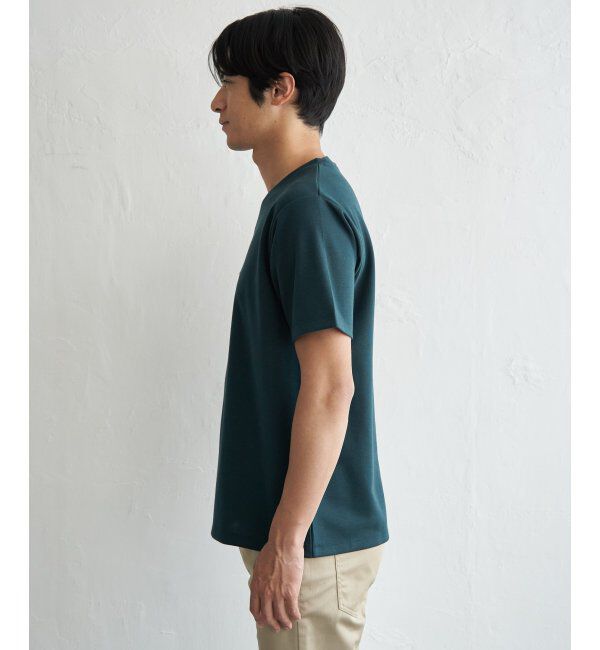 ikka「冷感ポンチ刺繍Ｔシャツ」|Tシャツ・カットソー|