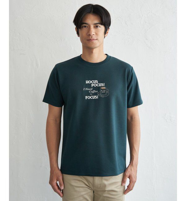 ikka「冷感ポンチ刺繍Ｔシャツ」|Tシャツ・カットソー|