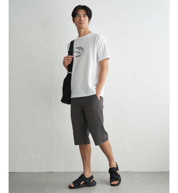 ikka「冷感ポンチ刺繍Ｔシャツ」|Tシャツ・カットソー|