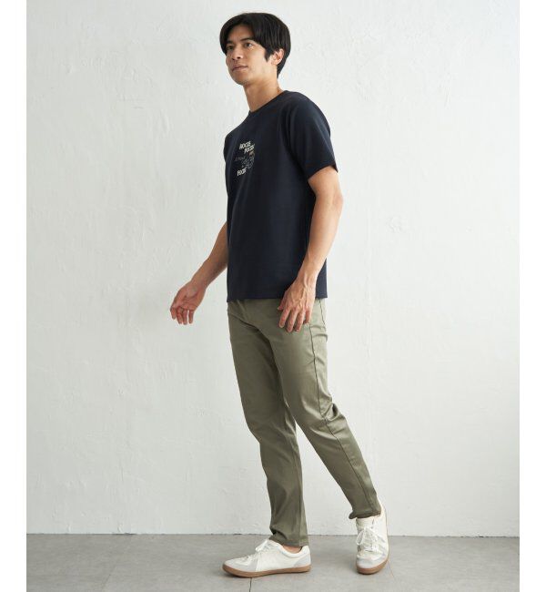 ikka「冷感ポンチ刺繍Ｔシャツ」|Tシャツ・カットソー|