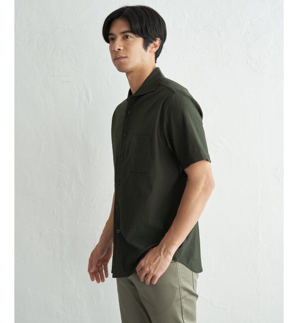 IKKA LOUNGE「アーバンＤＲＹレイカンオープンポロ」|Tシャツ・カットソー|