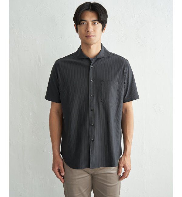 IKKA LOUNGE「アーバンＤＲＹレイカンオープンポロ」|Tシャツ・カットソー|