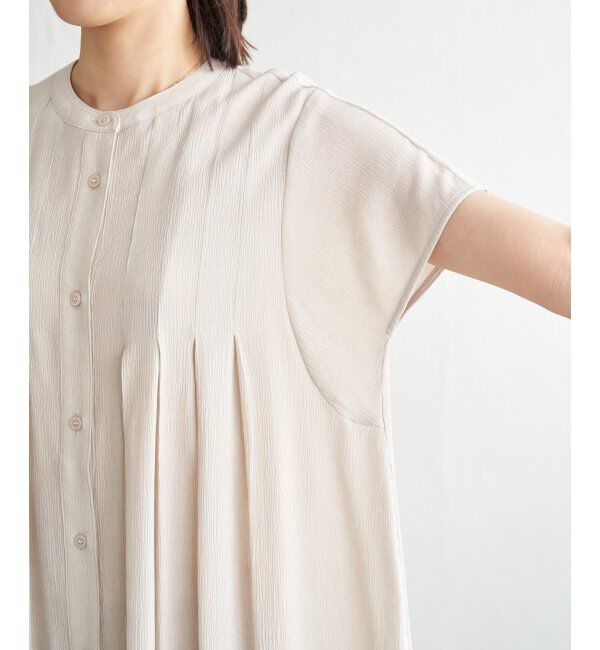 ikka「ウェストギャザーシャツワンピース」|その他|