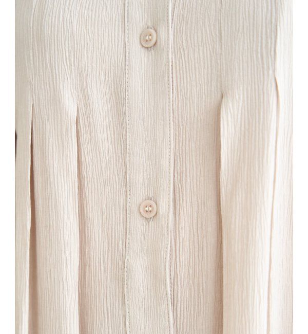 ikka「ウェストギャザーシャツワンピース」|その他|