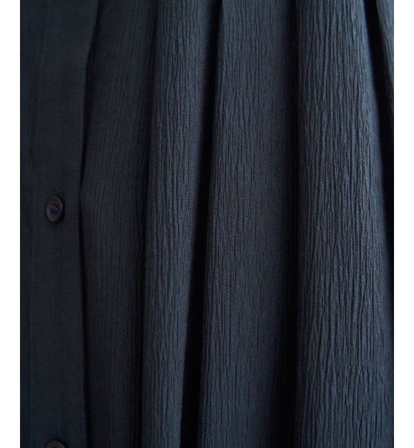 ikka「ウェストギャザーシャツワンピース」|その他|