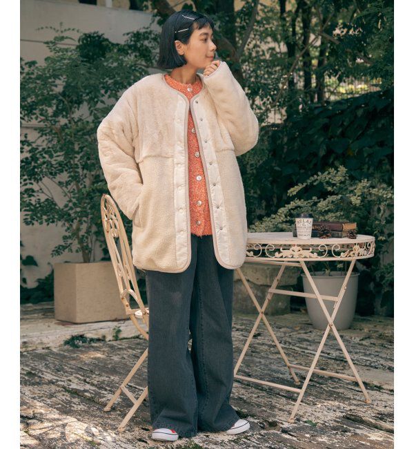 Lbc with Life「リバーシブルファーキルトコート」|その他|