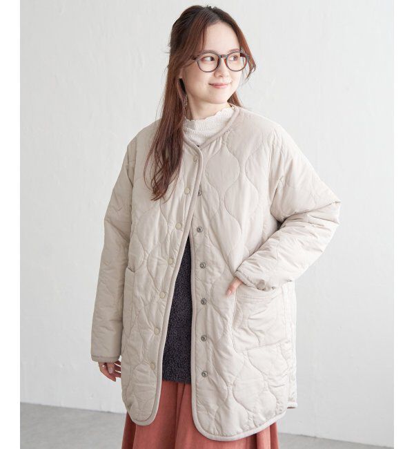 Lbc with Life「リバーシブルファーキルトコート」|その他|