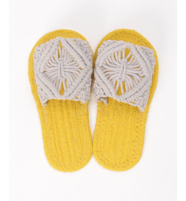 Lbc with Life「マクラメコットンサンダル」|ルームシューズ|