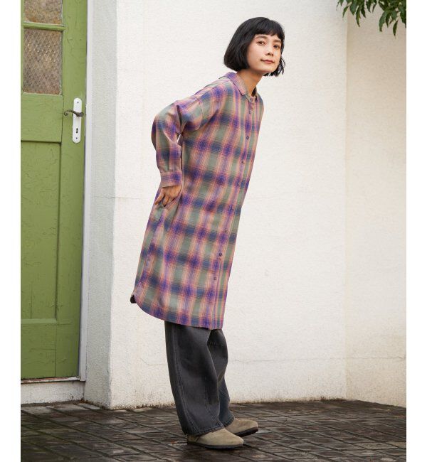 Lbc with Life「コットンチェック3WAYワンピ」|ワンピース|