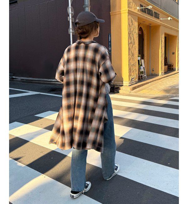 Lbc with Life「コットンチェック3WAYワンピ」|ワンピース|