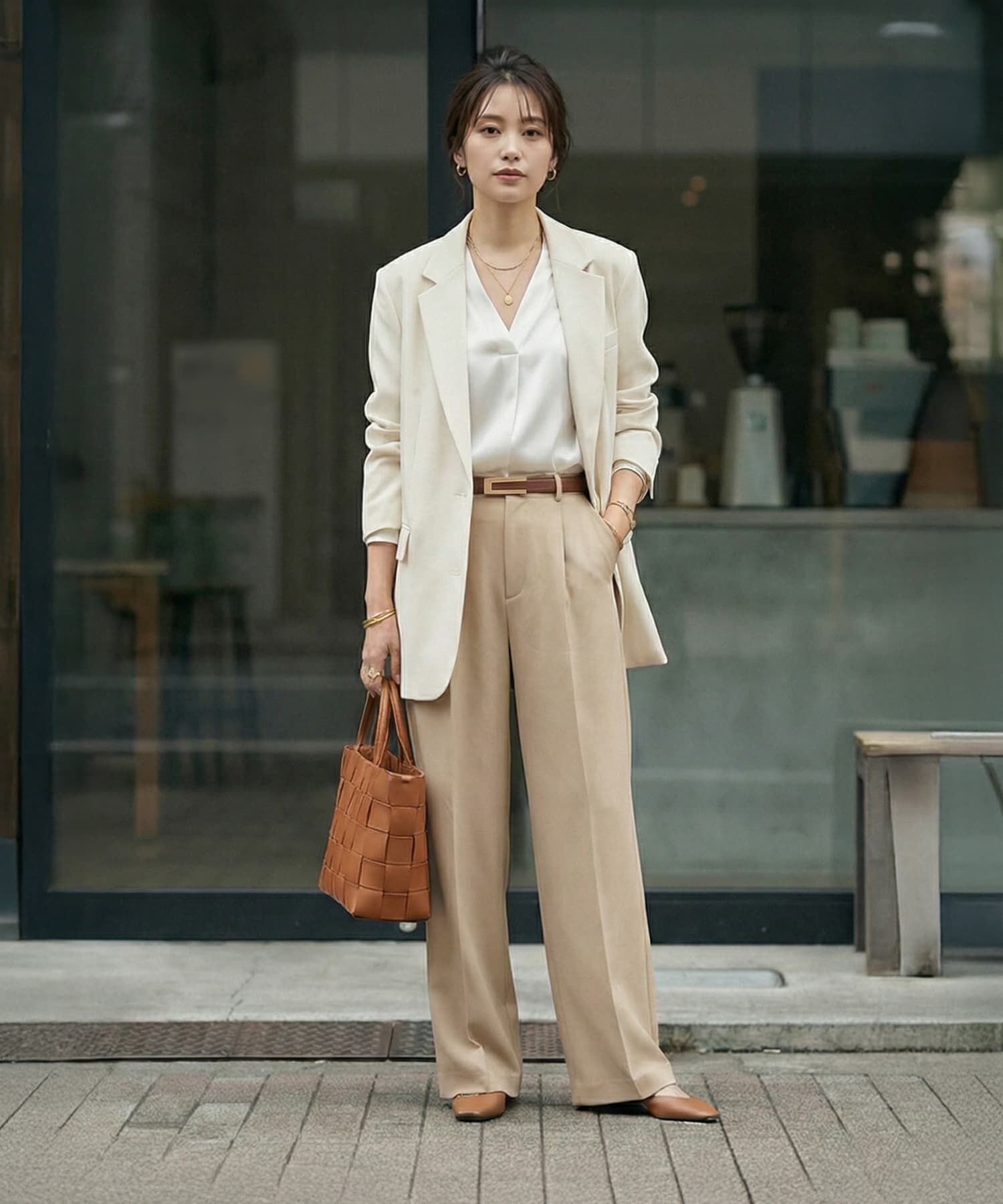 STYLE DELI「【DELI by】スクエアバックルリアルレザーベルト」|ベルト|