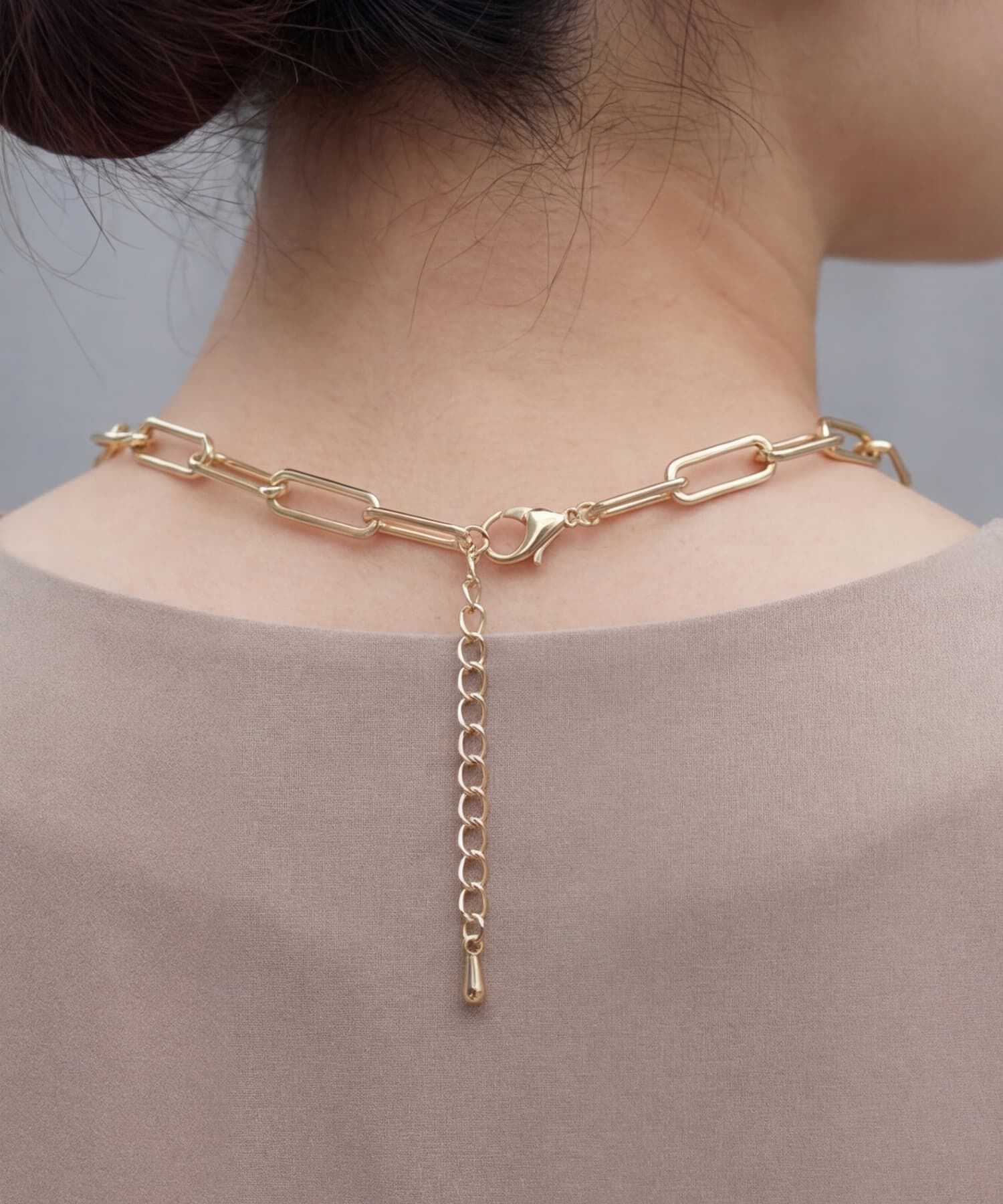 STYLE DELI「40cm空間オーバルチェーンネックレス」|ネックレス|