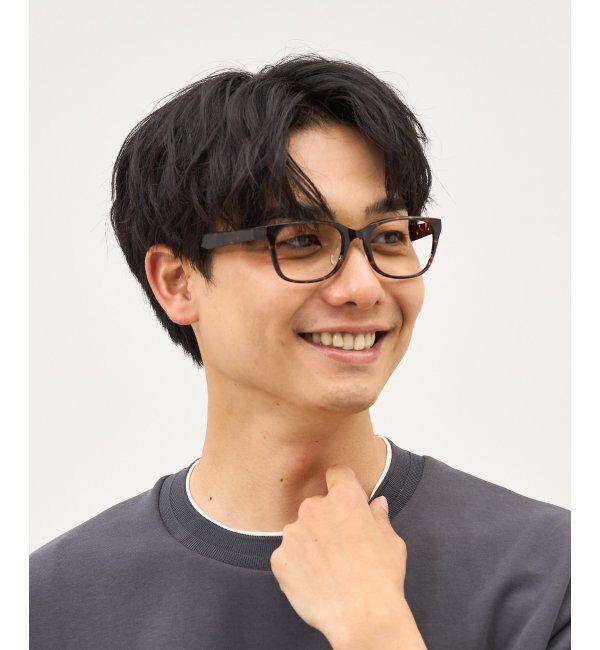  「M_SMART_REGULAR_L レンズ交換券付」|メガネ|茶系デミ