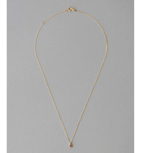 ete「K18YG フルール ネックレス（誕生石 1・2・3・6・8・10・11・12月）」|ネックレス|