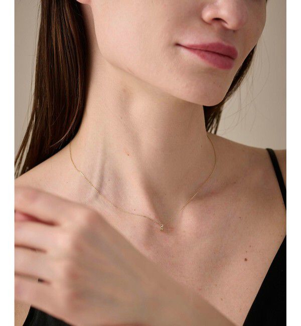 ete「K18YG フルール ネックレス（誕生石 1・2・3・6・8・10・11・12月）」|ネックレス|