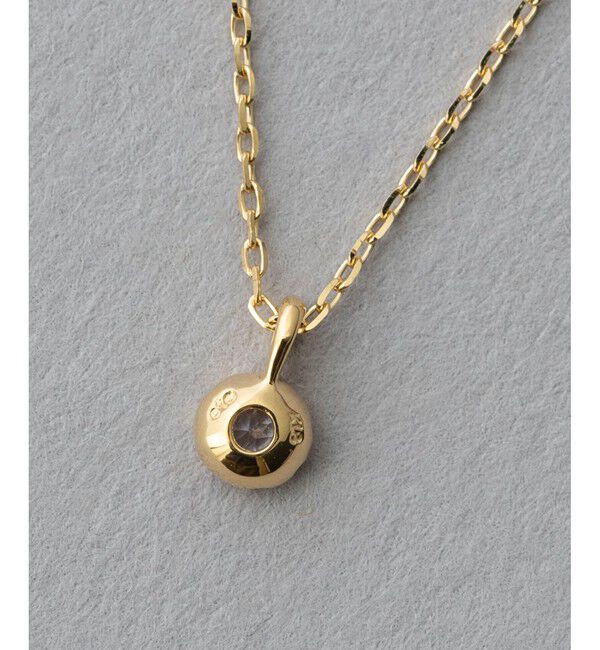 ete「K18YG フルール ネックレス（誕生石 1・2・3・6・8・10・11・12月）」|ネックレス|