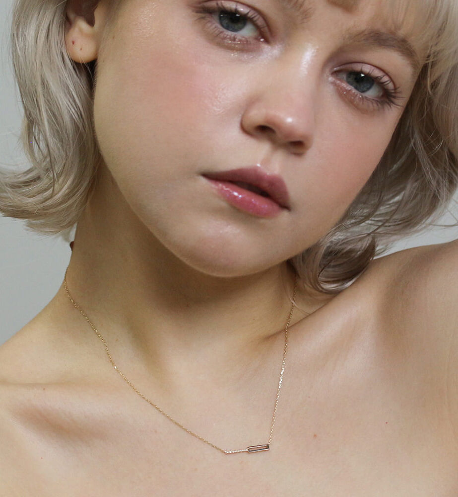  「ダイヤモンド オペラ ネックレス | K10YG 〈世界最小〉」|ネックレス|