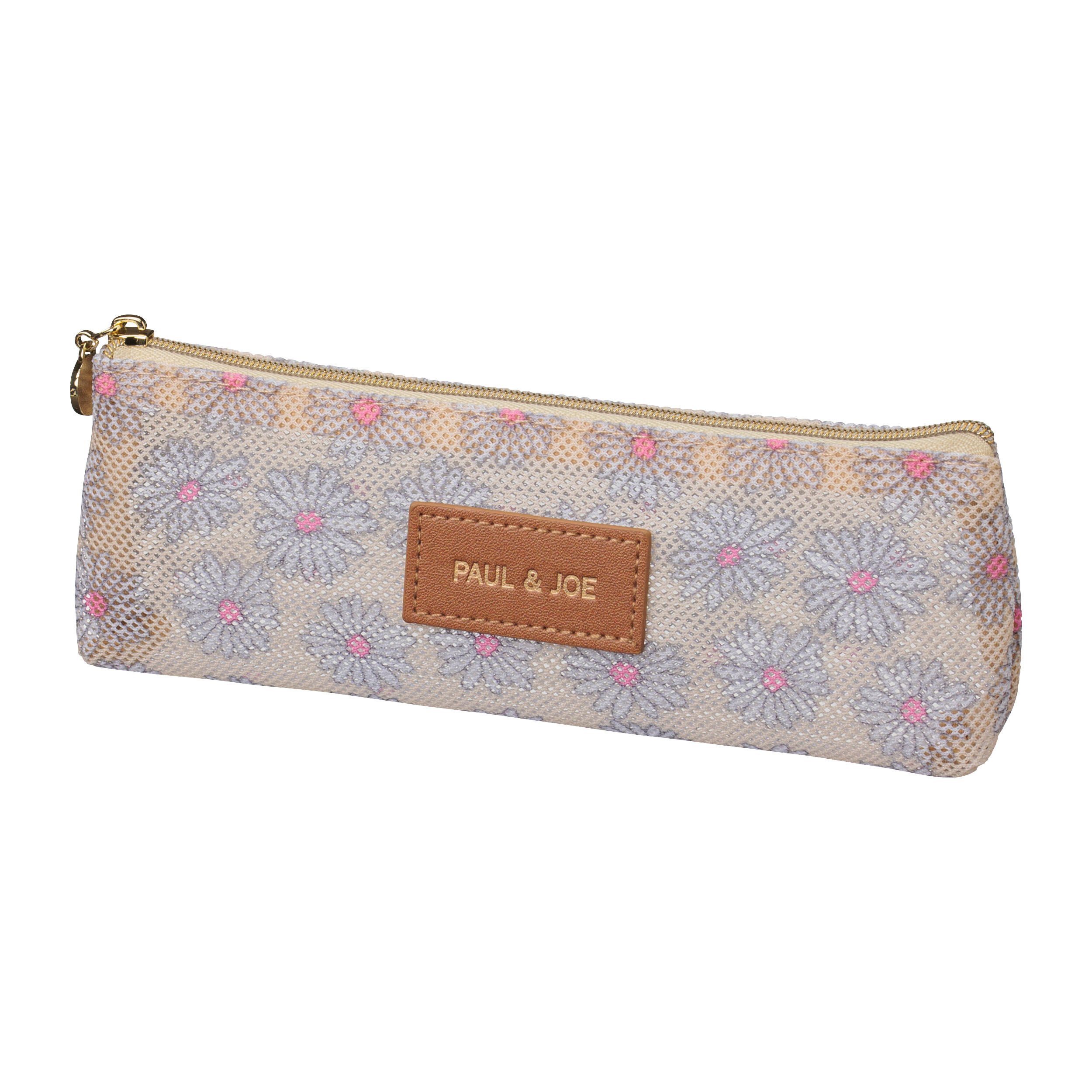 PAUL&JOE「プリントメッシュペンケース／ポール＆ジョー」|ステーショナリー|イエロー