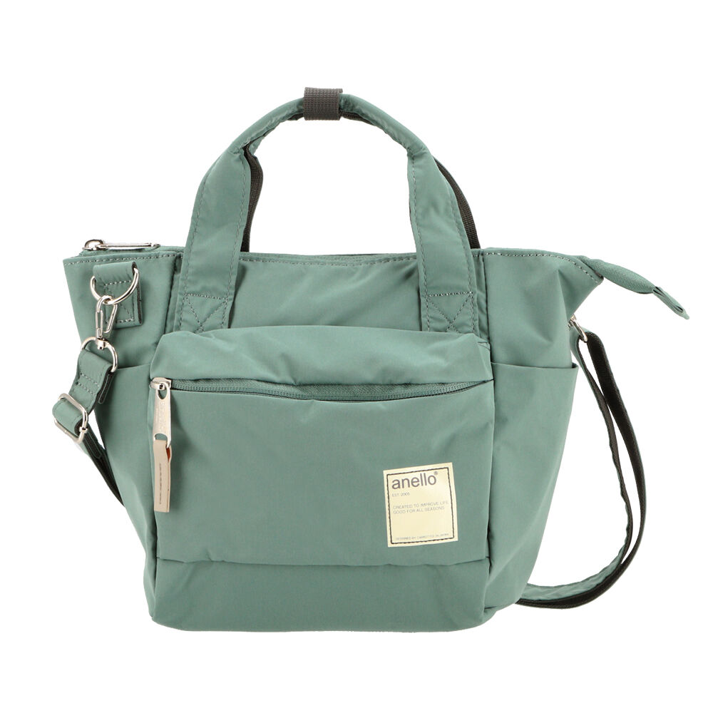anello「アネロ ショルダーバッグ 撥水 通販 anello トートバッグ 小さめ ミニトートバッグ」|ショルダー・メッセンジャー|グリーン1