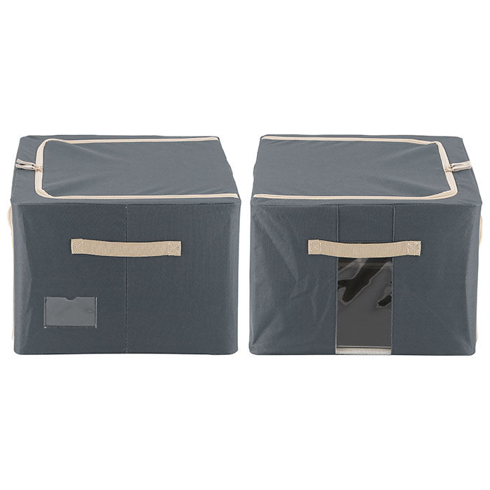 BACKYARD FAMILY「窓付 積み重ね 収納ボックス 55L 衣類収納 通販 衣装ケース 窓付き 折りたたみ式 折り畳み式」|その他|