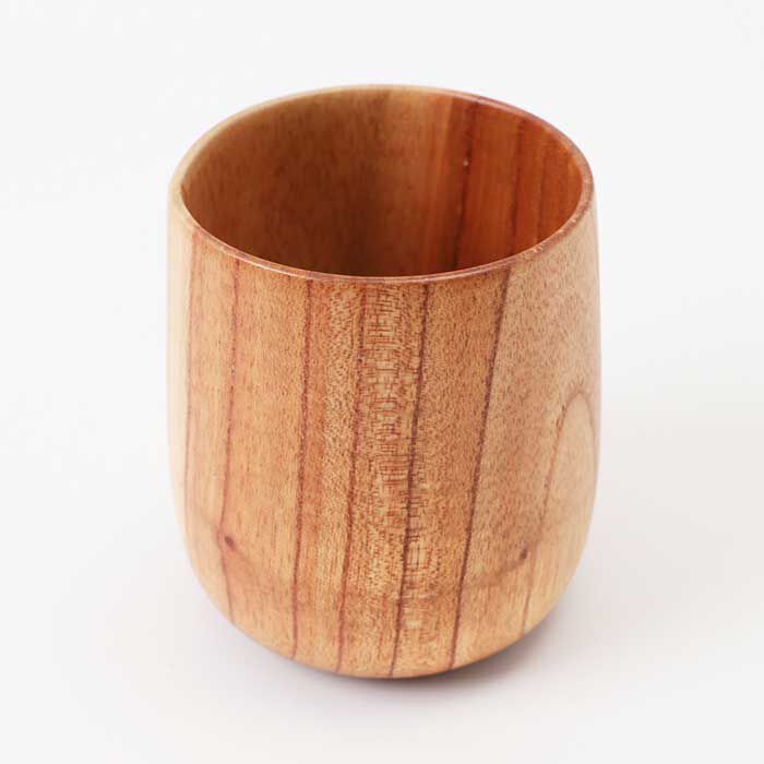 BACKYARD FAMILY「木製 カップ 通販 ラウンドカップ ラウンドコップ 木製カップ 食器 ウッド 食洗器対応 ラウンド」|その他|