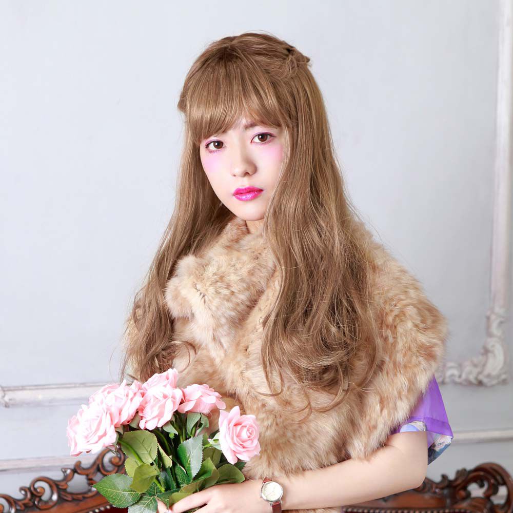 BACKYARD FAMILY「プリシラ prisila オールウィッグ ロング A-100 通販 ホイップカールロング」|ヘアスタイリング|ブラウン1