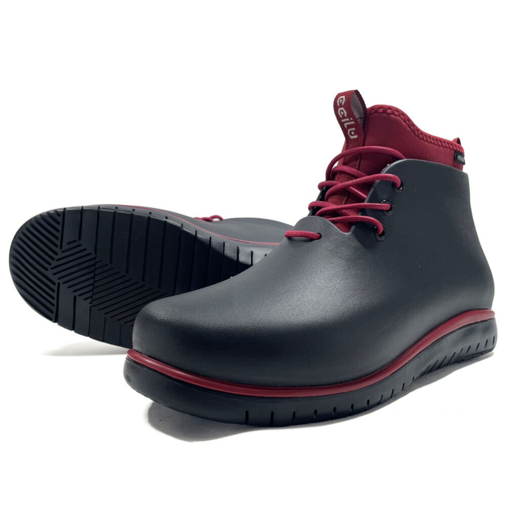 BACKYARD FAMILY「ccilu チル レインブーツ メンズ 通販 レインシューズ スニーカー カジュアルシューズ」|レインシューズ|ブラック1