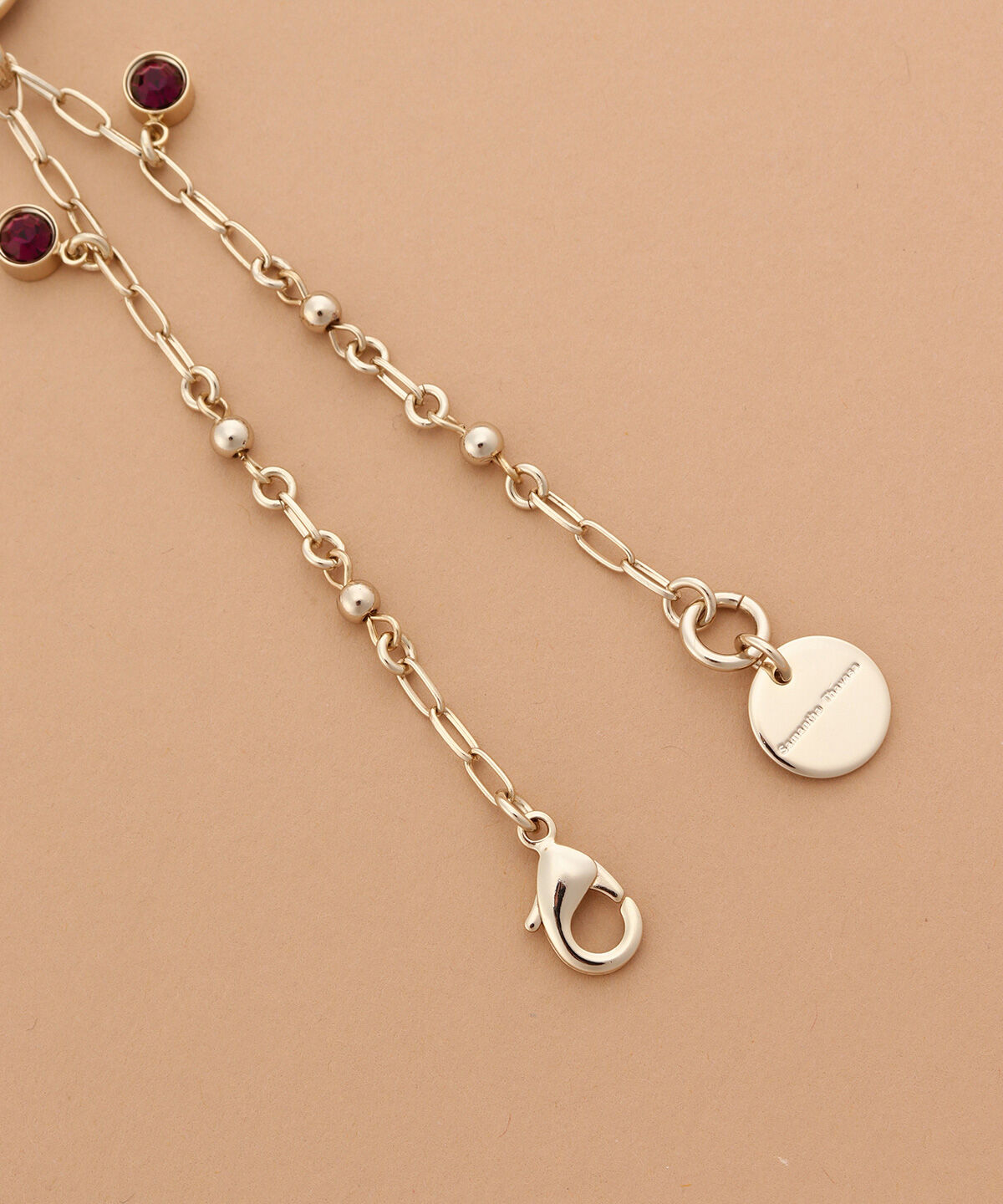 Samantha Thavasa「バースデーストーンカラービジューチャーム（2月）」|チャーム・キーホルダー|