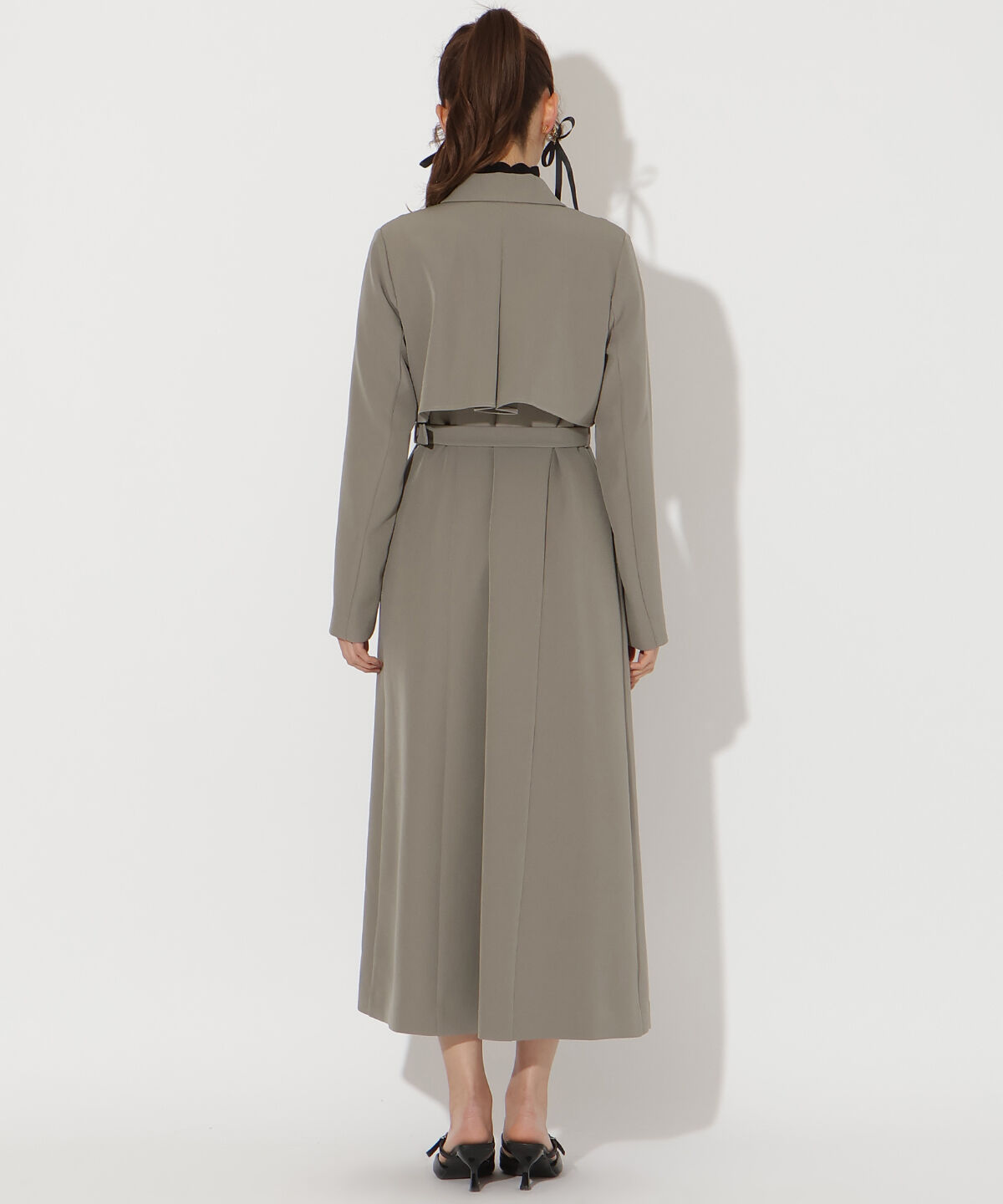 アンドクチュール「トレンチ風ワンピース」|ワンピース|