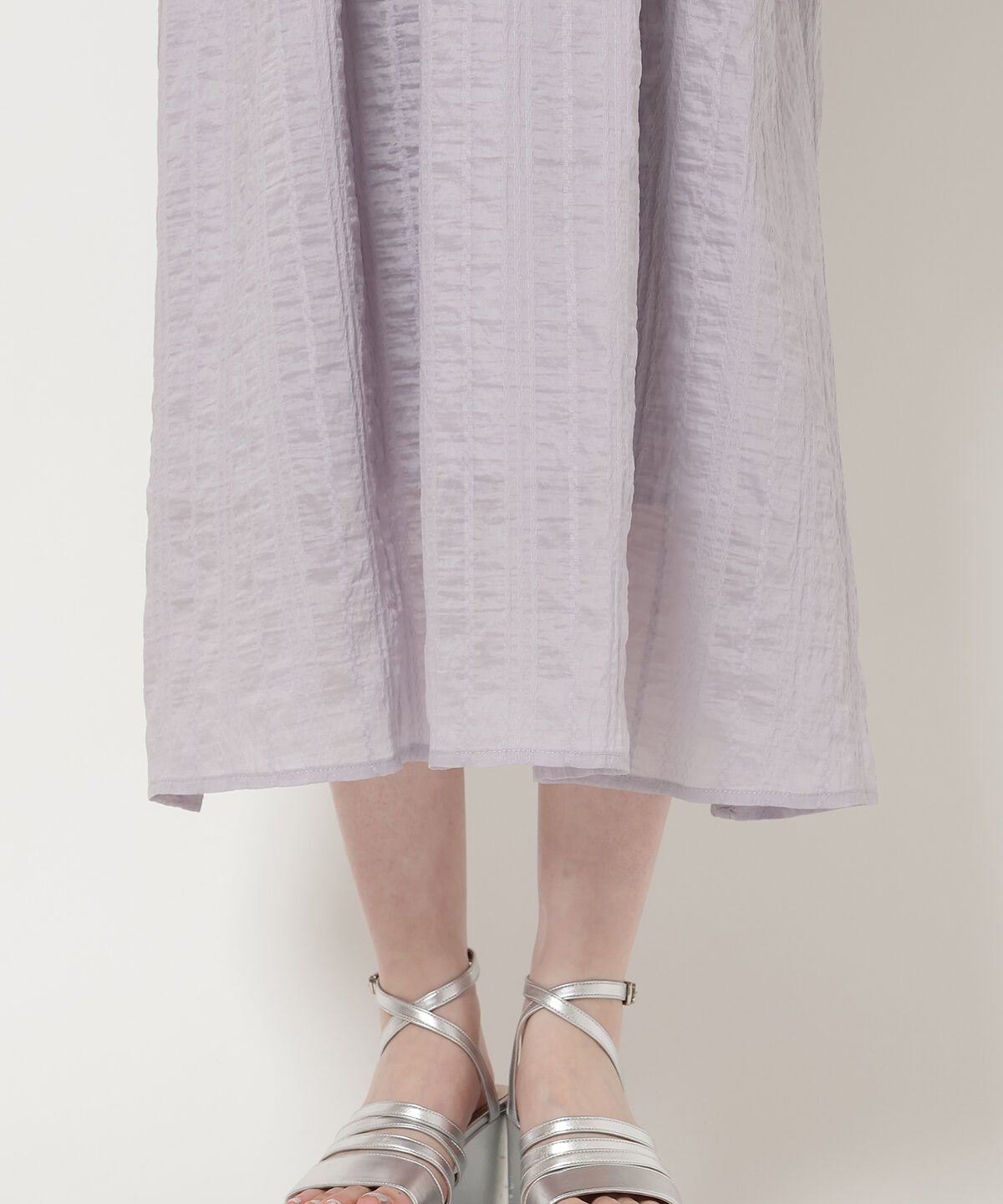 REDYAZEL「シャーリングフレアワンピース」|ワンピース|